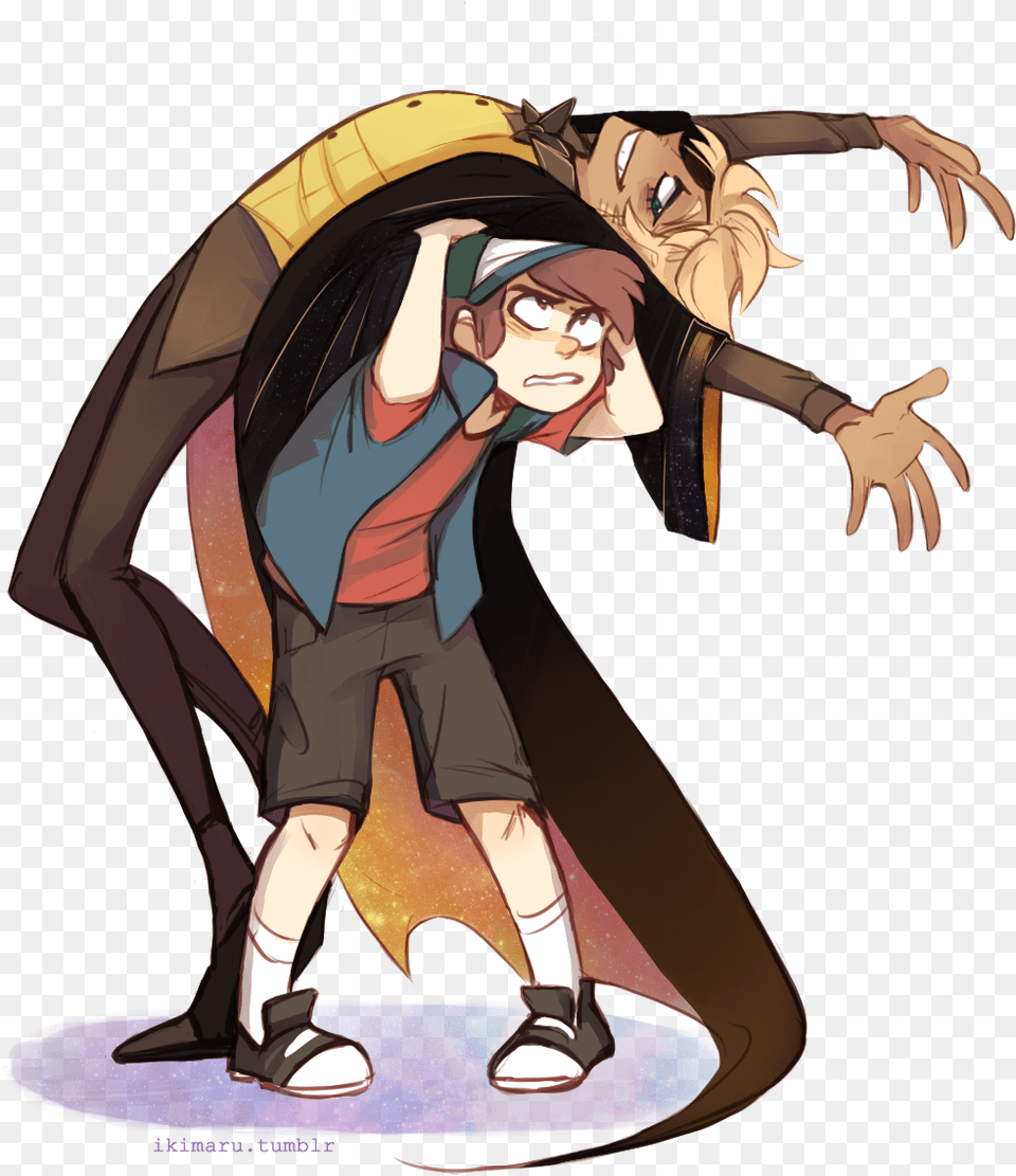 Human Bill Cipher And Dipper, Book, Comics, Publication, Person Free Transparent Png