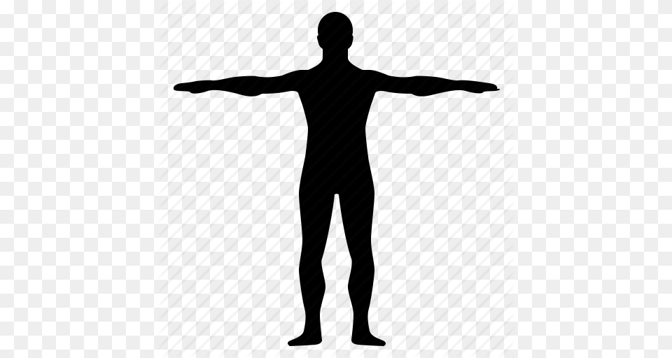 Human Body Icon Image, Silhouette Png
