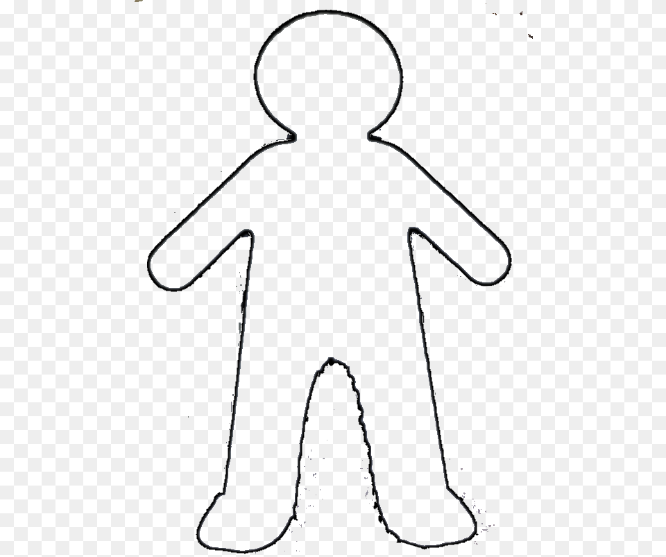Human Body Outline Printable Outline Cartoon Body Boy, Silhouette Png Image