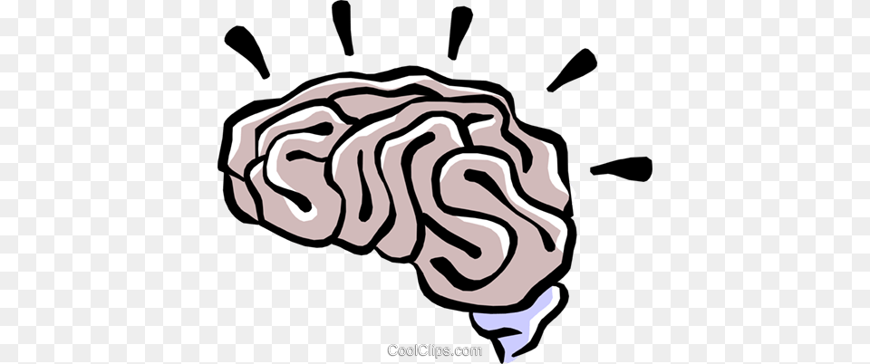 Human Brain Royalty Vector Clip Art Illustration, Body Part, Hand, Person, Fist Free Transparent Png