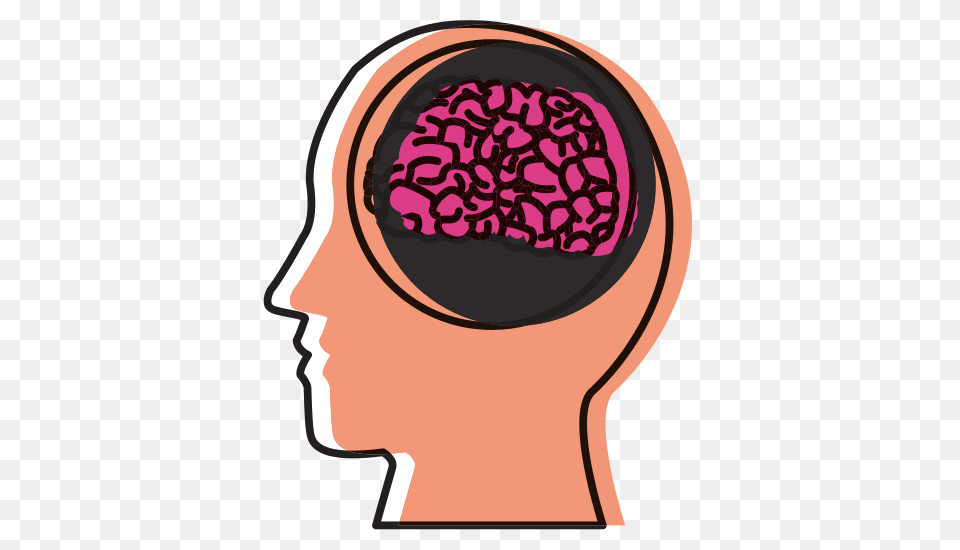 Human Brain Silhouette, Body Part, Face, Head, Neck Free Png