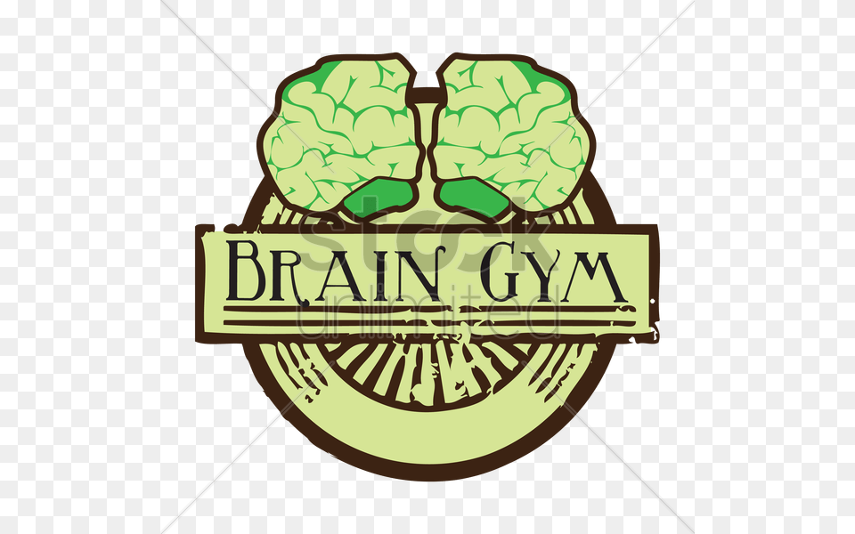Human Brain With Brain Gym Label Clipart Appliance Repair, Food, Produce Png