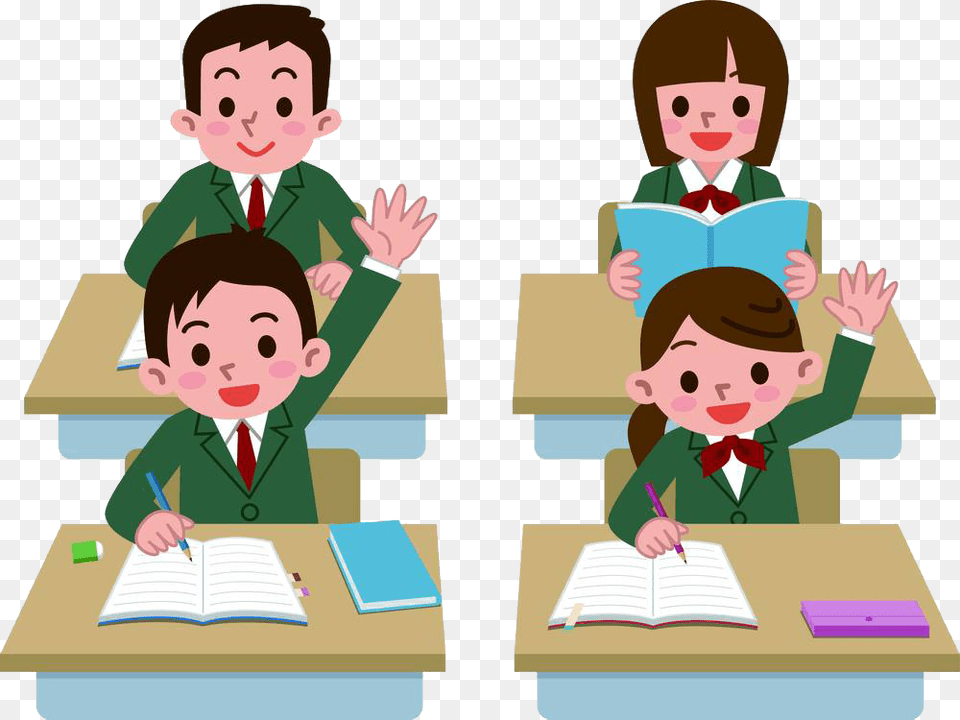 Human Clipart Student Attend Class Clipart, Person, Reading, Baby, Face Free Transparent Png