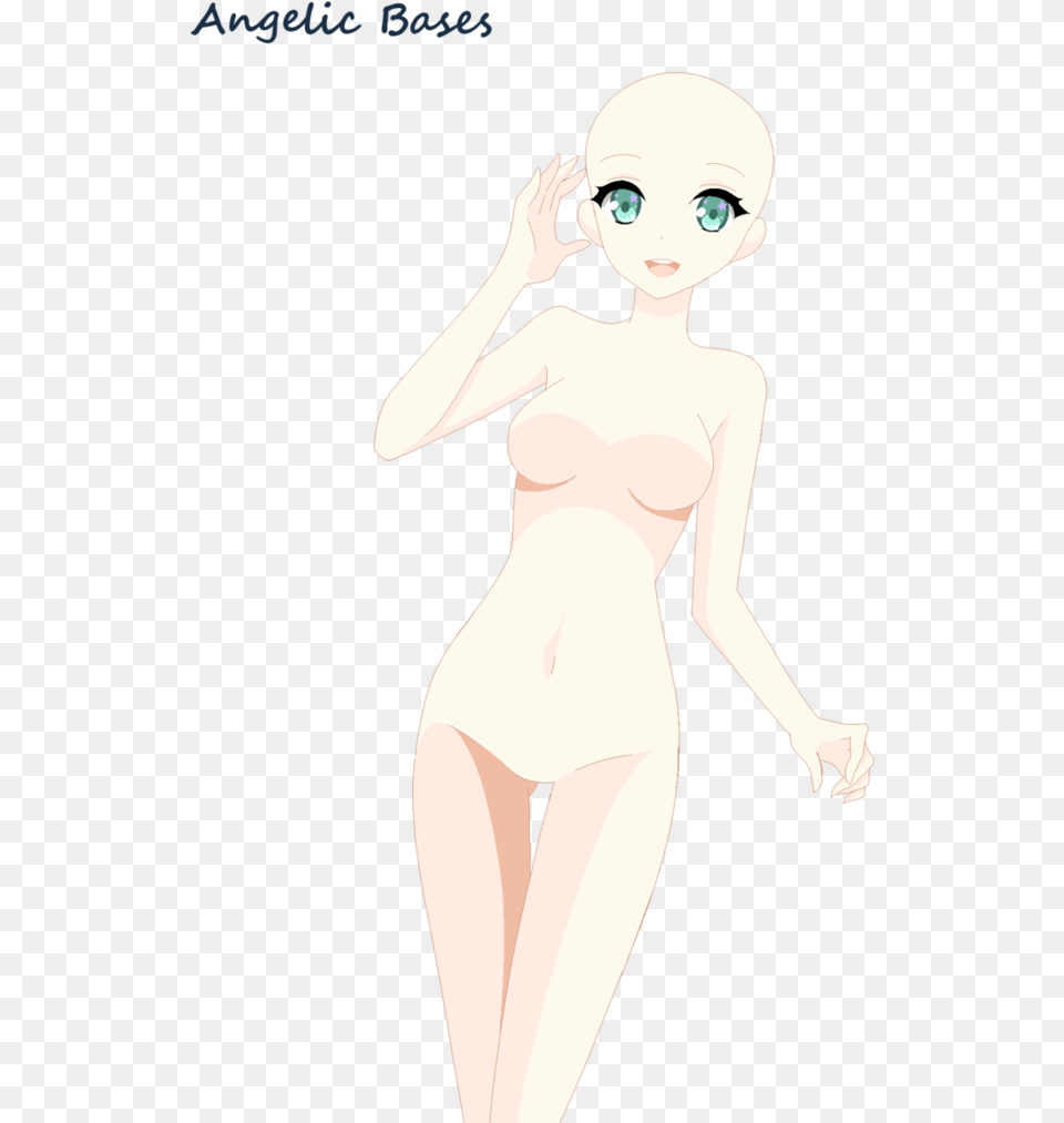 Human Drawing Base And By Angelicbases On Cute Female Anime Base, Adult, Person, Woman, Alien Png Image