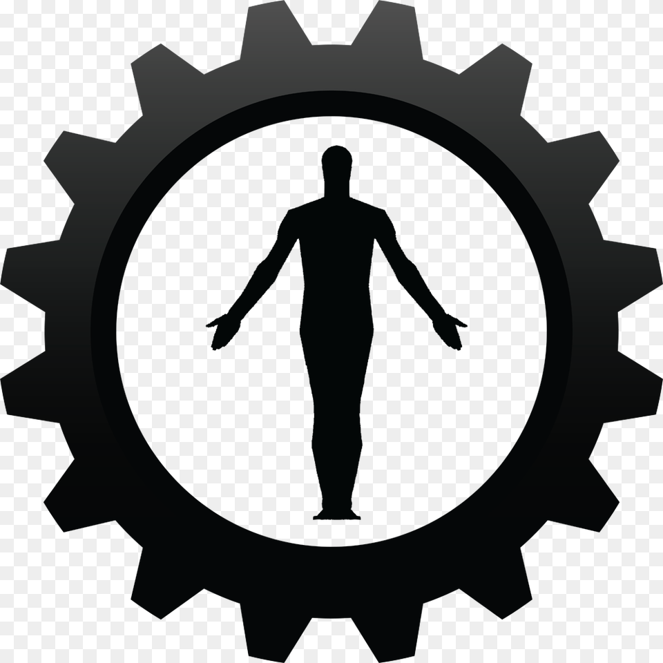 Human Engine, Machine, Person, Gear Free Png Download