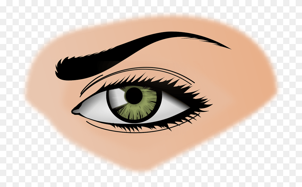 Human Eye Green Clipart, Art, Plate, Drawing Png
