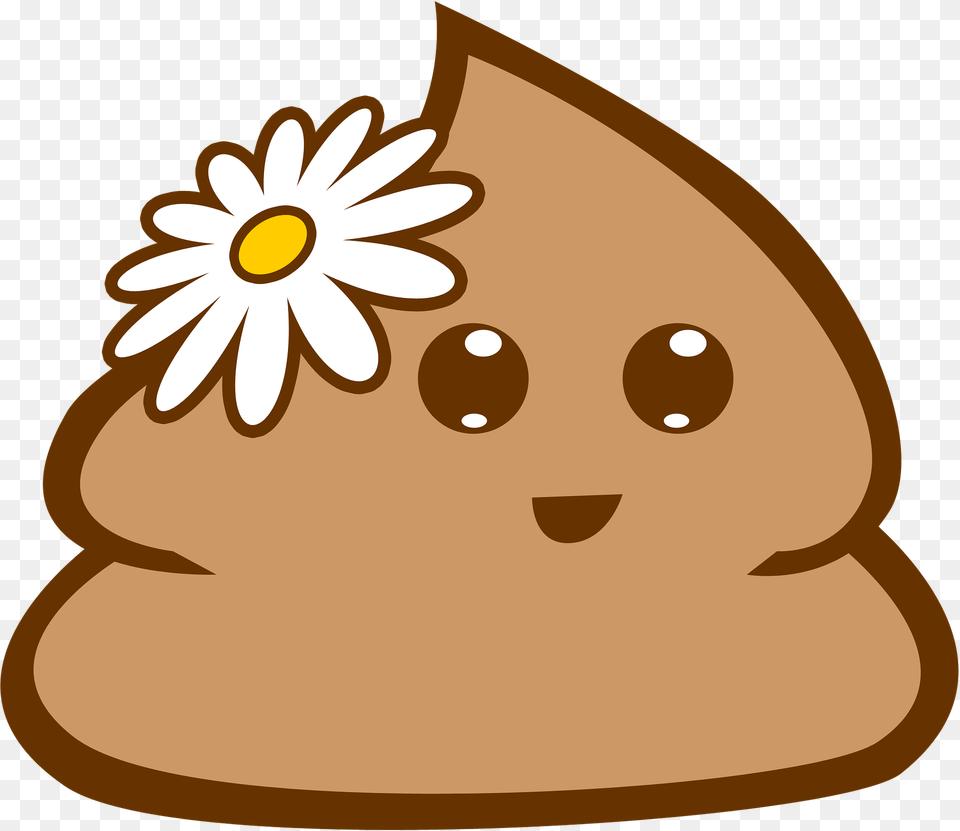 Human Feces Pile Of Poo Emoji Shit Cute Piece Of Shit, Daisy, Flower, Plant, Food Free Transparent Png