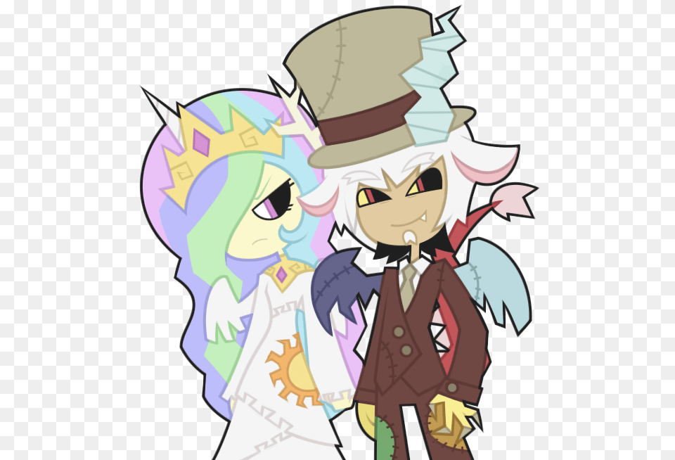 Human Fluttershy And Discord, Book, Comics, Publication, Baby Free Transparent Png
