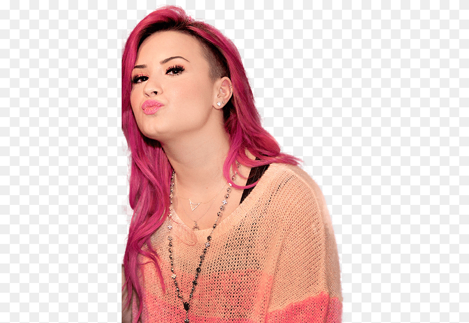 Human Hair Extensions Demi Lovato Selena Gomez Idol Girl, Woman, Adult, Person, Female Free Transparent Png