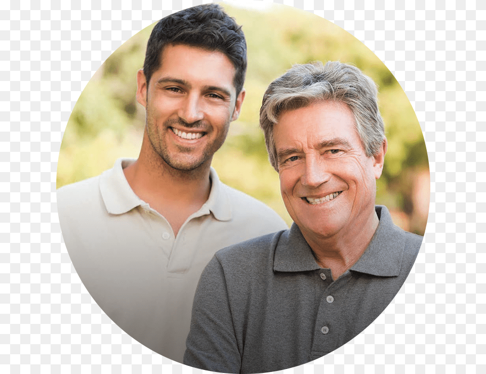 Human Hair Father With Older Son, Adult, Person, Man, Male Png