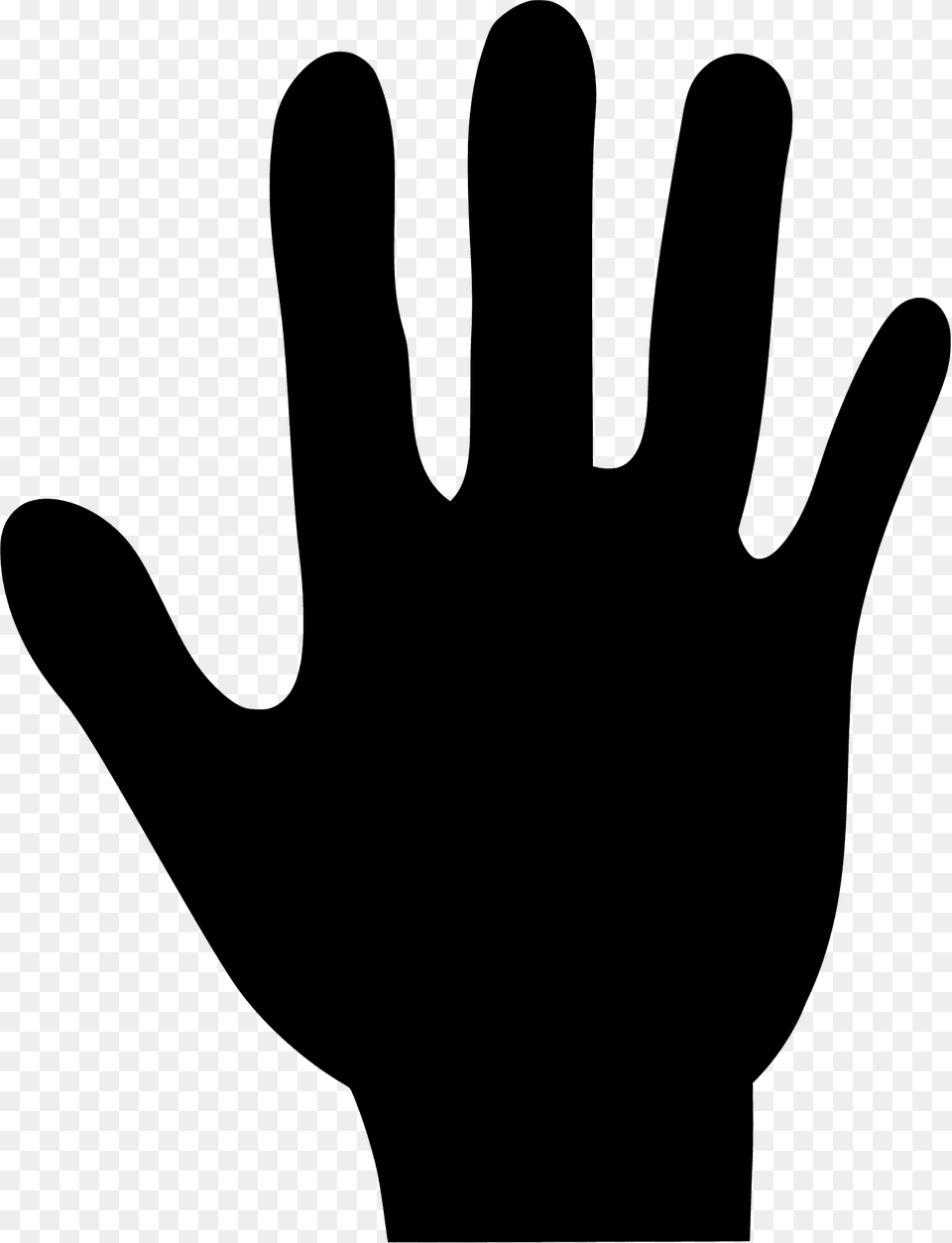 Human Hand Palm Silhouette, Clothing, Glove, Body Part, Person Png