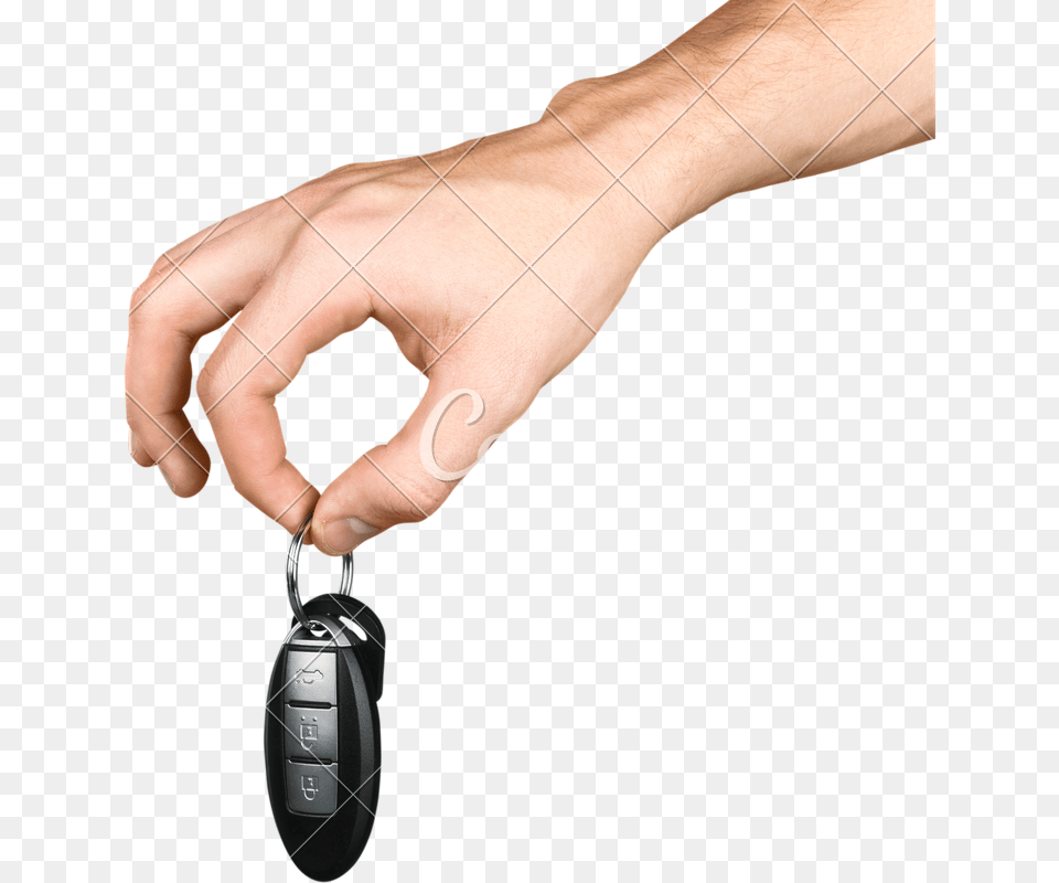 Human Hand With Car Key And Remove Control, Adult, Male, Man, Person Free Transparent Png