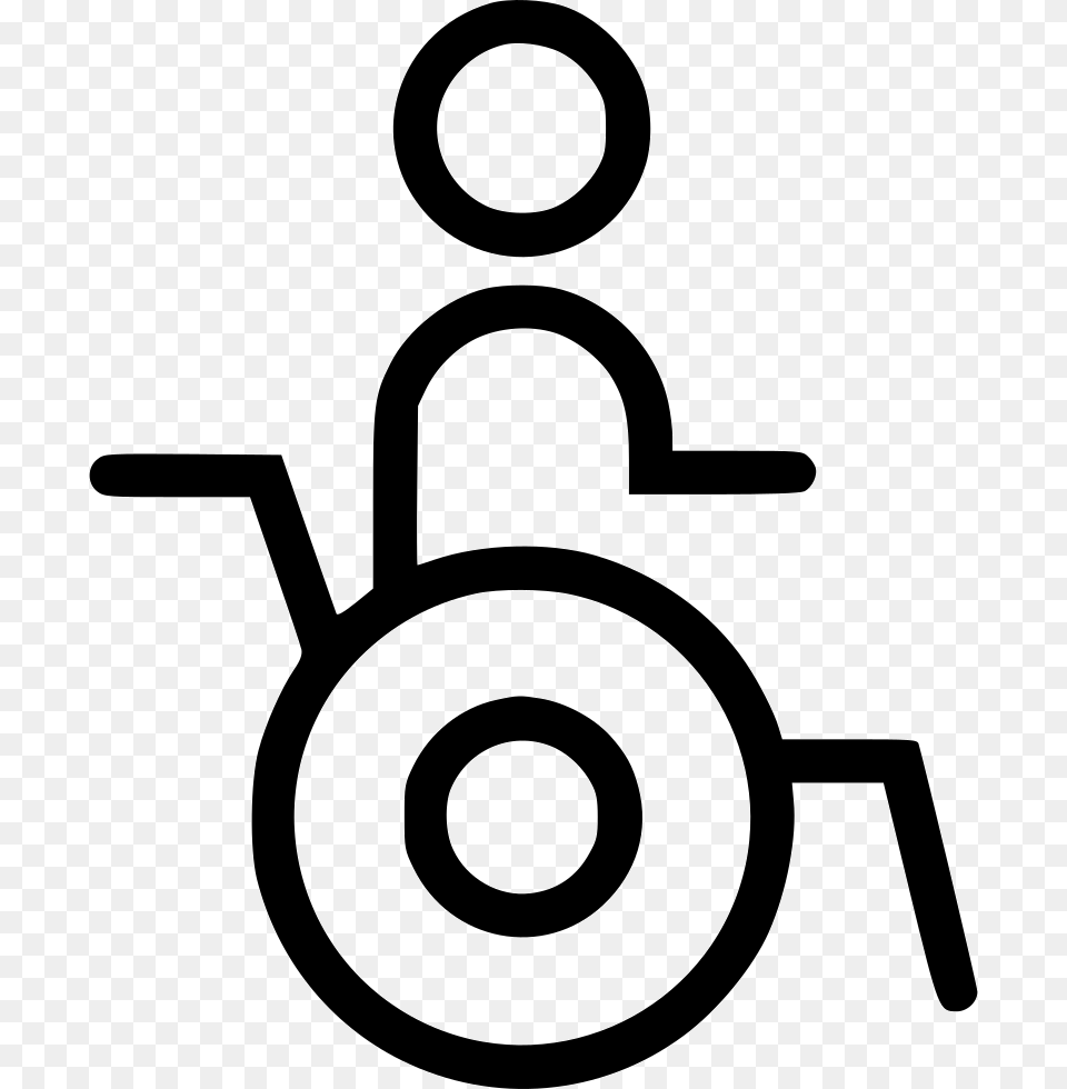 Human Handicap Icon Free Download, Symbol, Text Png Image