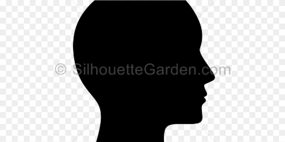 Human Head Silhouette, Face, Person, Bow, Weapon Free Png Download