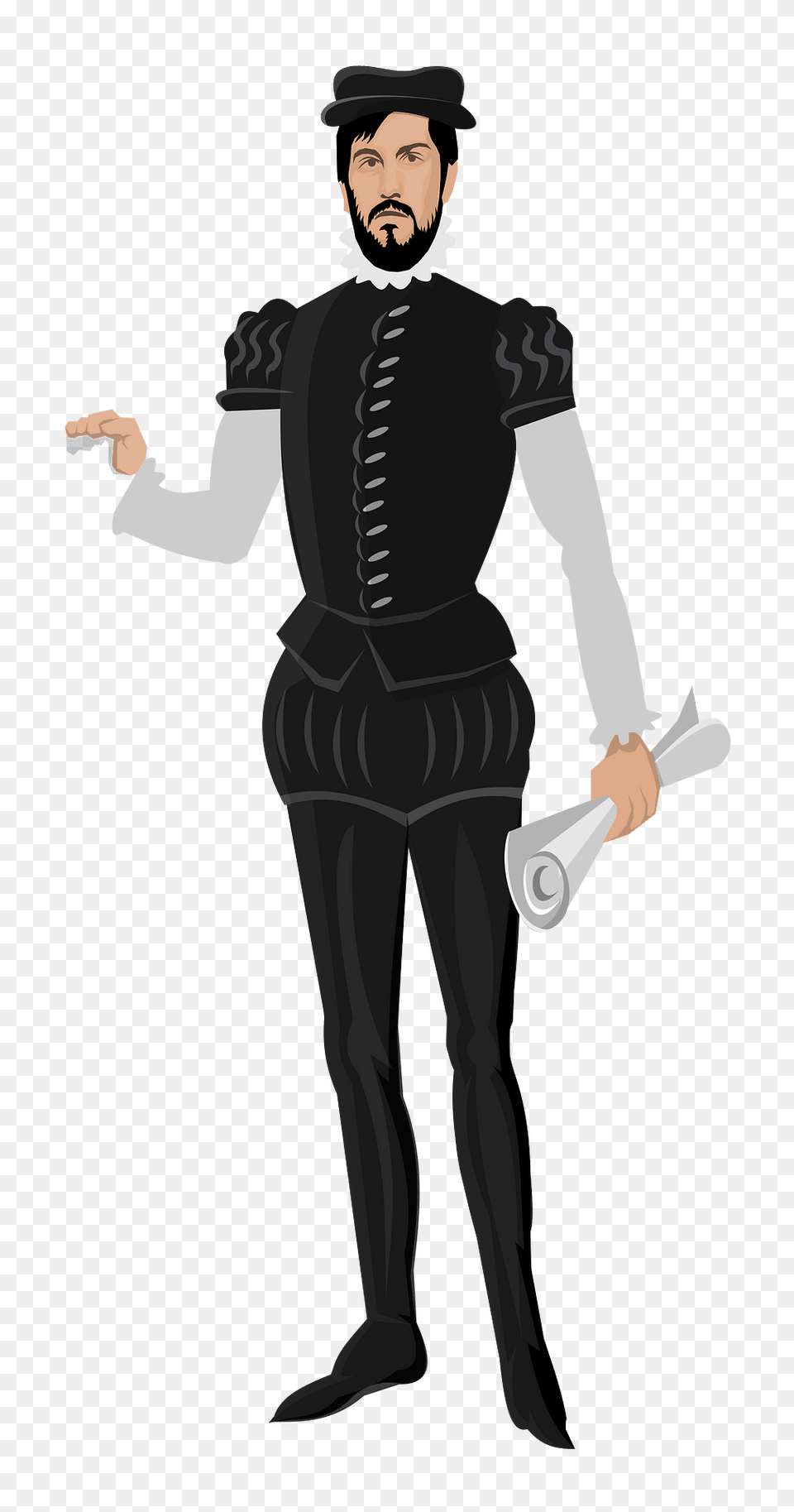 Human Heraldic Supporter By Henk Boelens 2 Clipart, Vest, Clothing, Person, Man Free Transparent Png