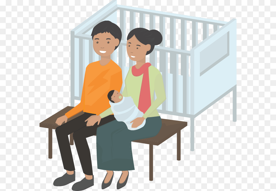 Human Illustration Sitting Sitting, Crib, Infant Bed, Furniture, Person Free Transparent Png