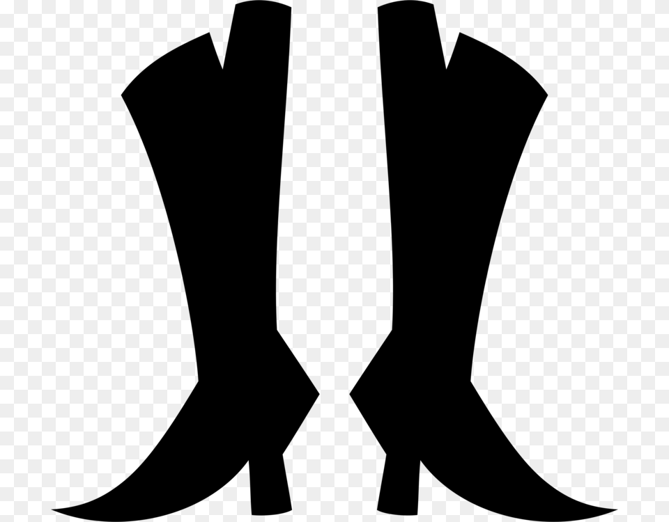 Human Legsilhouetteleg Boot, Gray Free Transparent Png