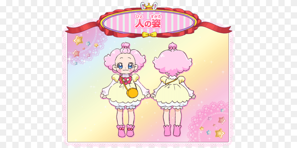 Human Pekorin Profile Kira Kira Precure Cure Custard, Person, People, Baby, Head Png