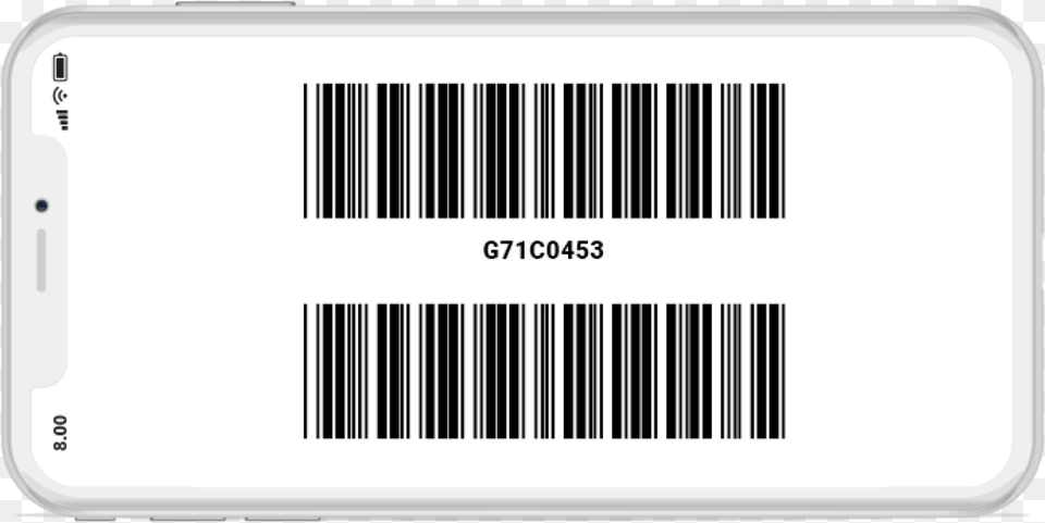 Human Readable Barcode Text Barcode, Electronics, Hardware, Modem, Computer Hardware Free Transparent Png