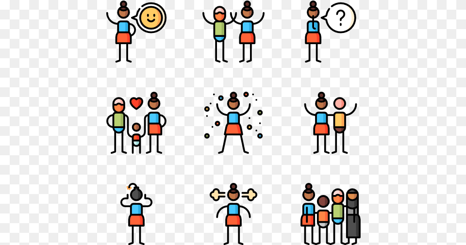 Human Relations Icons, Person Free Png Download