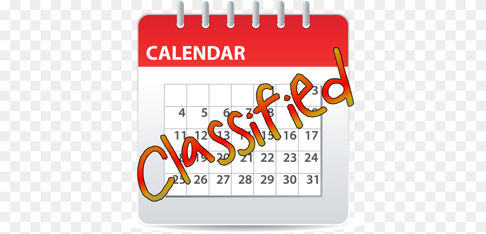 Human Resources Classified Calendars Orange, Text, Calendar, Dynamite, Weapon Png