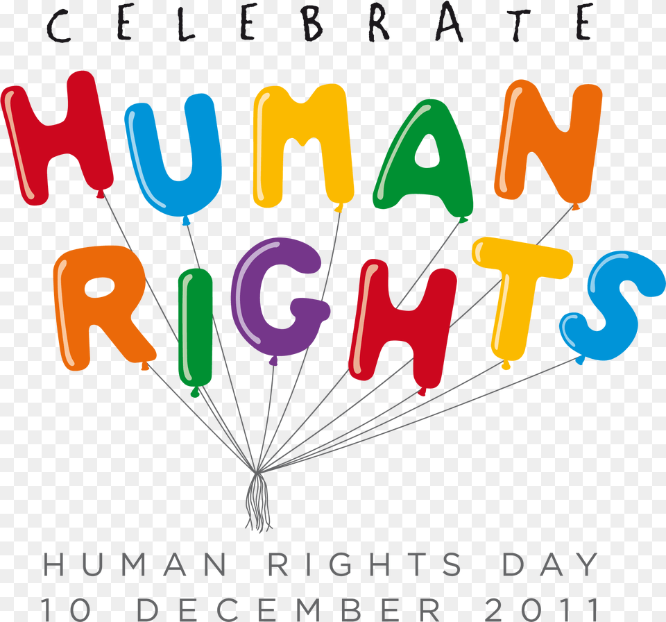 Human Rights Day, Text, Light, Advertisement Free Transparent Png