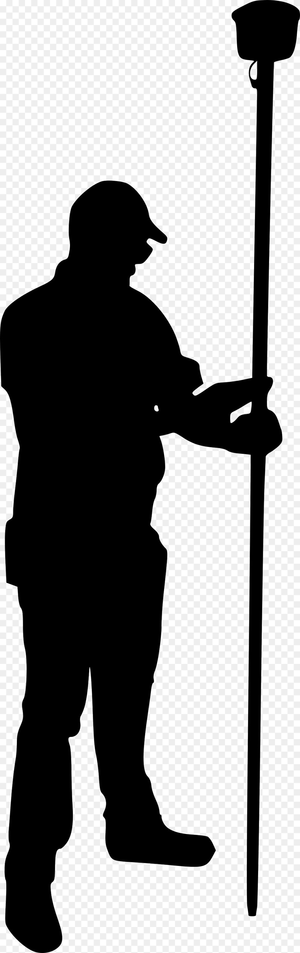 Human Silhouette 5png Standing, Gray Png