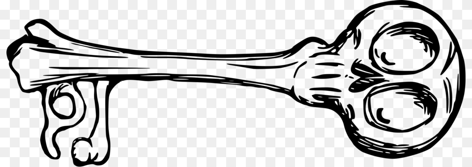 Human Skeleton Bone Skeleton Key Skull Skeleton Key Clipart, Gray Png