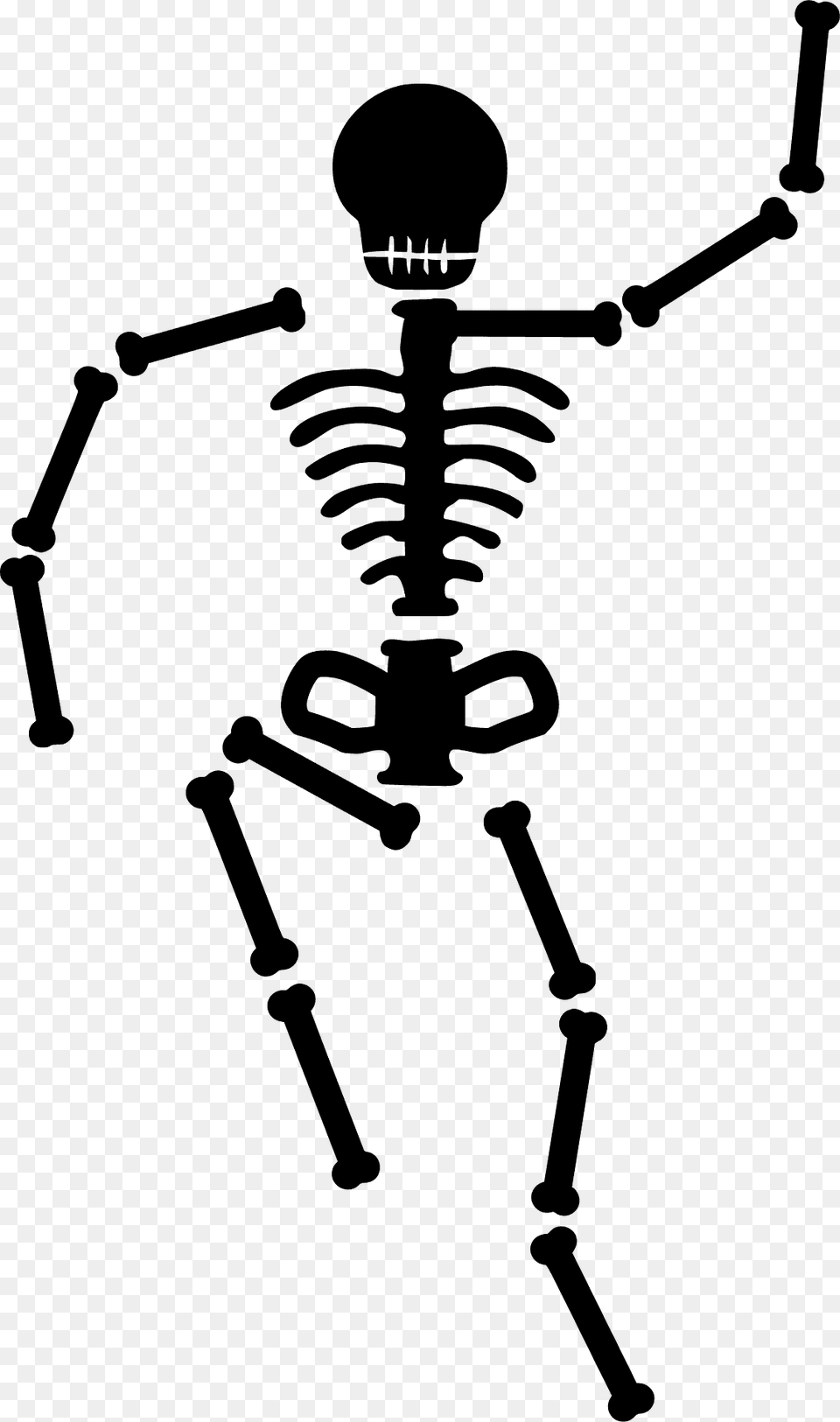 Human Skeleton Silhouette Silhouette, Mace Club, Weapon Free Transparent Png