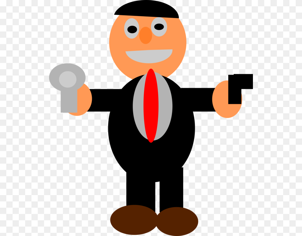 Human Spy Man Cartoon Transparent, Food, Sweets Png