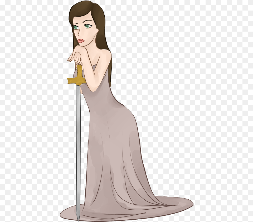 Human Style Cartoon, Adult, Person, Gown, Formal Wear Png Image