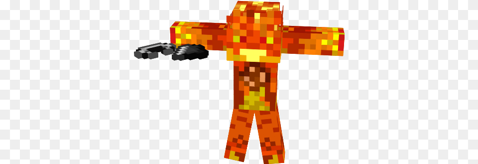 Human Torch Cross Png