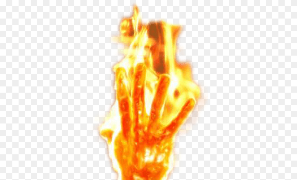 Human Torch Hand Hand On Fire Meme, Flame, Bonfire, Light Free Png Download