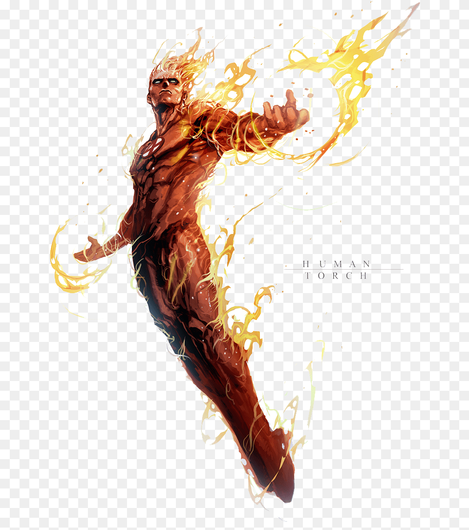 Human Torch Marvel, Adult, Female, Person, Woman Png