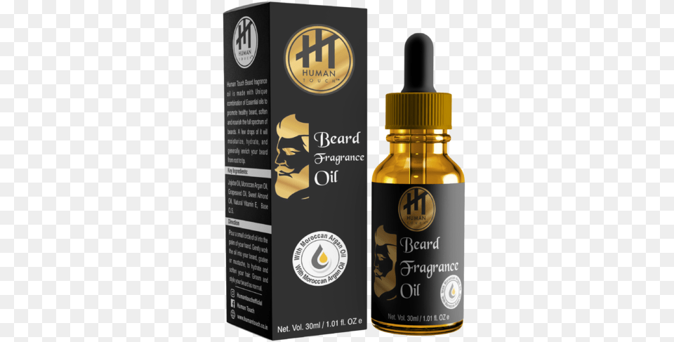 Human Touch Beard And Mustache Fragrance Oil 30 Ml Lugol39s Solution Of Iodine 5 The Trusted Original, Bottle, Cosmetics, Perfume, Person Free Png Download