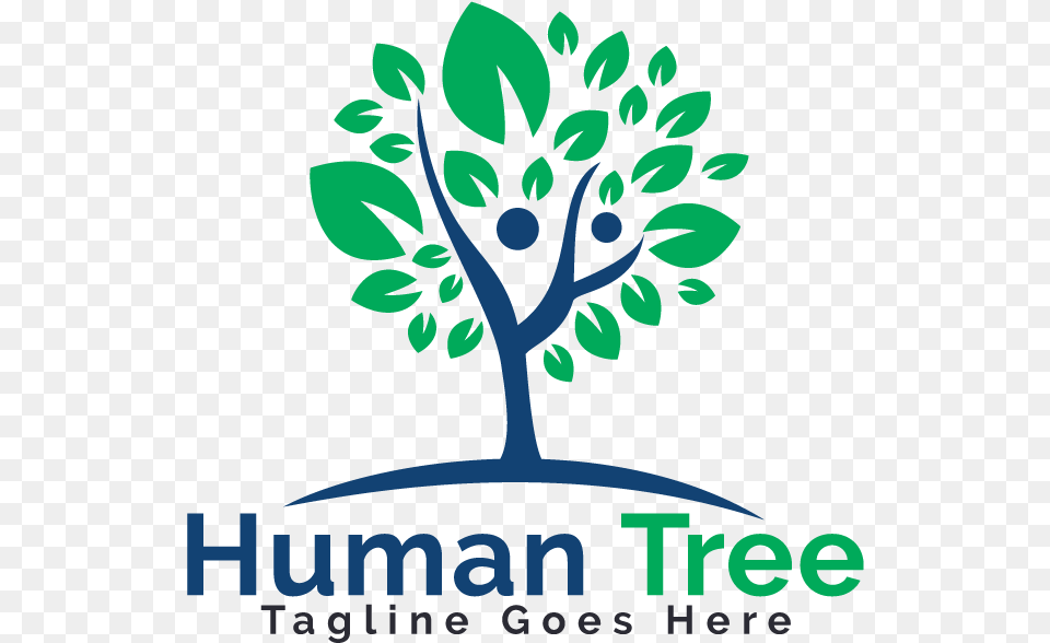 Human Tree Logo Design Illustration, Art, Graphics, Plant, Floral Design Png