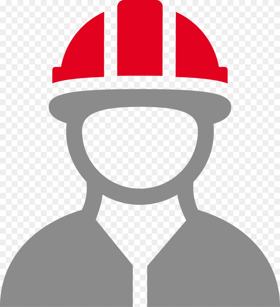 Human With Helmet Icono De Obrero De La Construccion Color Blanco, Clothing, Hardhat, Adult, Male Png