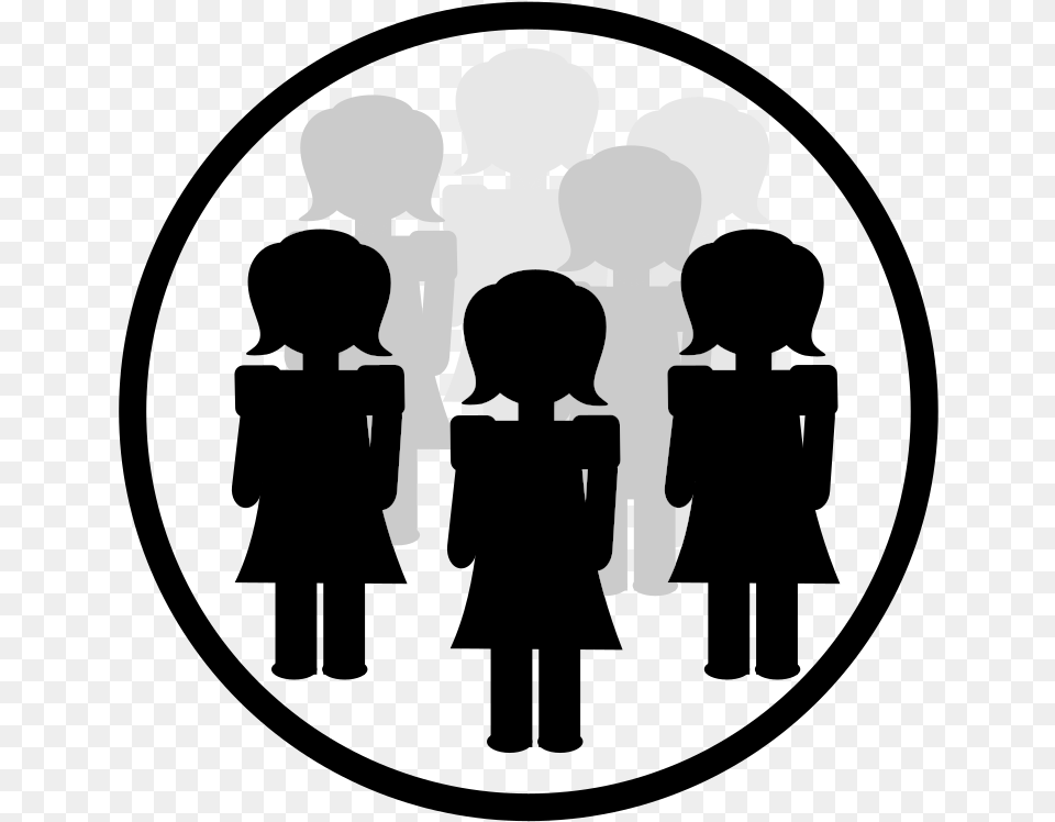 Human Women Icon, Silhouette, Stencil, Person, People Png Image