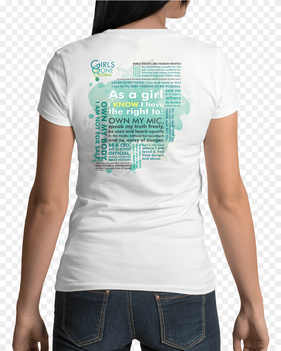 Humanifesto On Watercolor Blonde And Brunette Matching Shirts, Clothing, T-shirt, Jeans, Pants Free Png