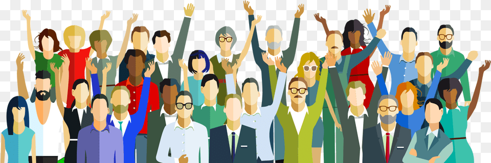Humanity Amp Transparency Transparent Cheering Group Clipart, Person, People, Crowd, Adult Png