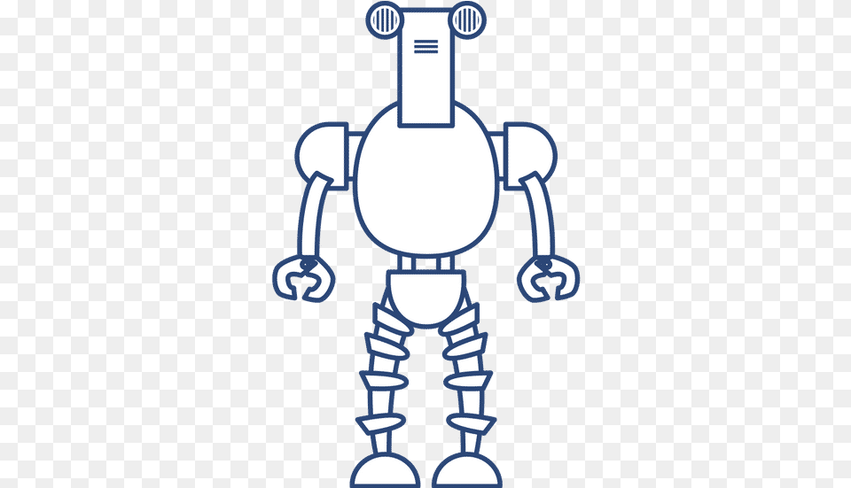 Humanoid Robot Line Style Icon Canva Dot, Baby, Person Free Transparent Png