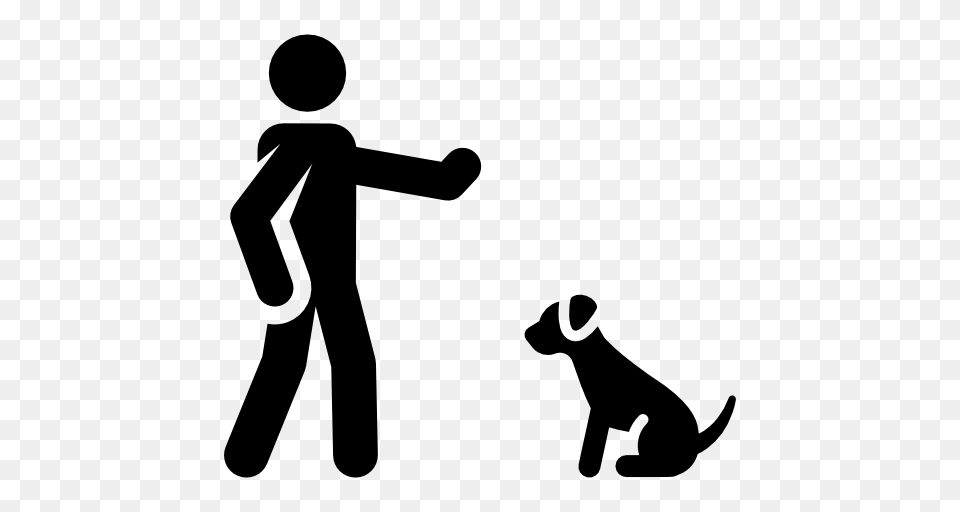 Humanpictos Animals Trainer Dog Dog Training People Pet, Gray Free Png