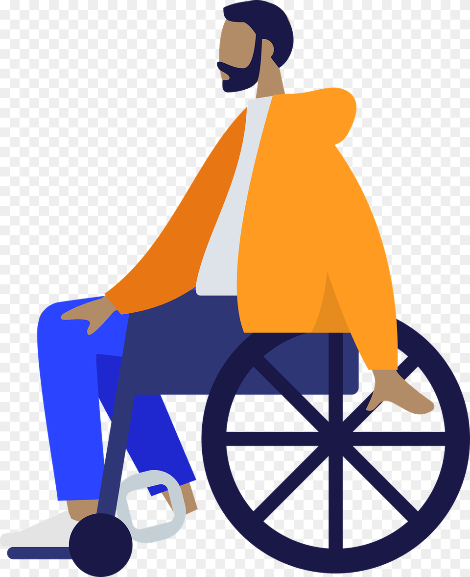 Humans People Wheelchair Community Person Man, Chair, Furniture Free Transparent Png