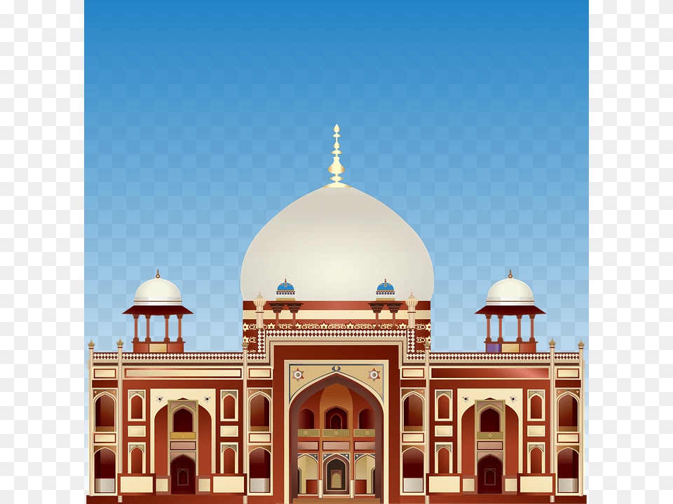 Humayun Tomb Clipart, Architecture, Building, Dome, Mosque Png Image