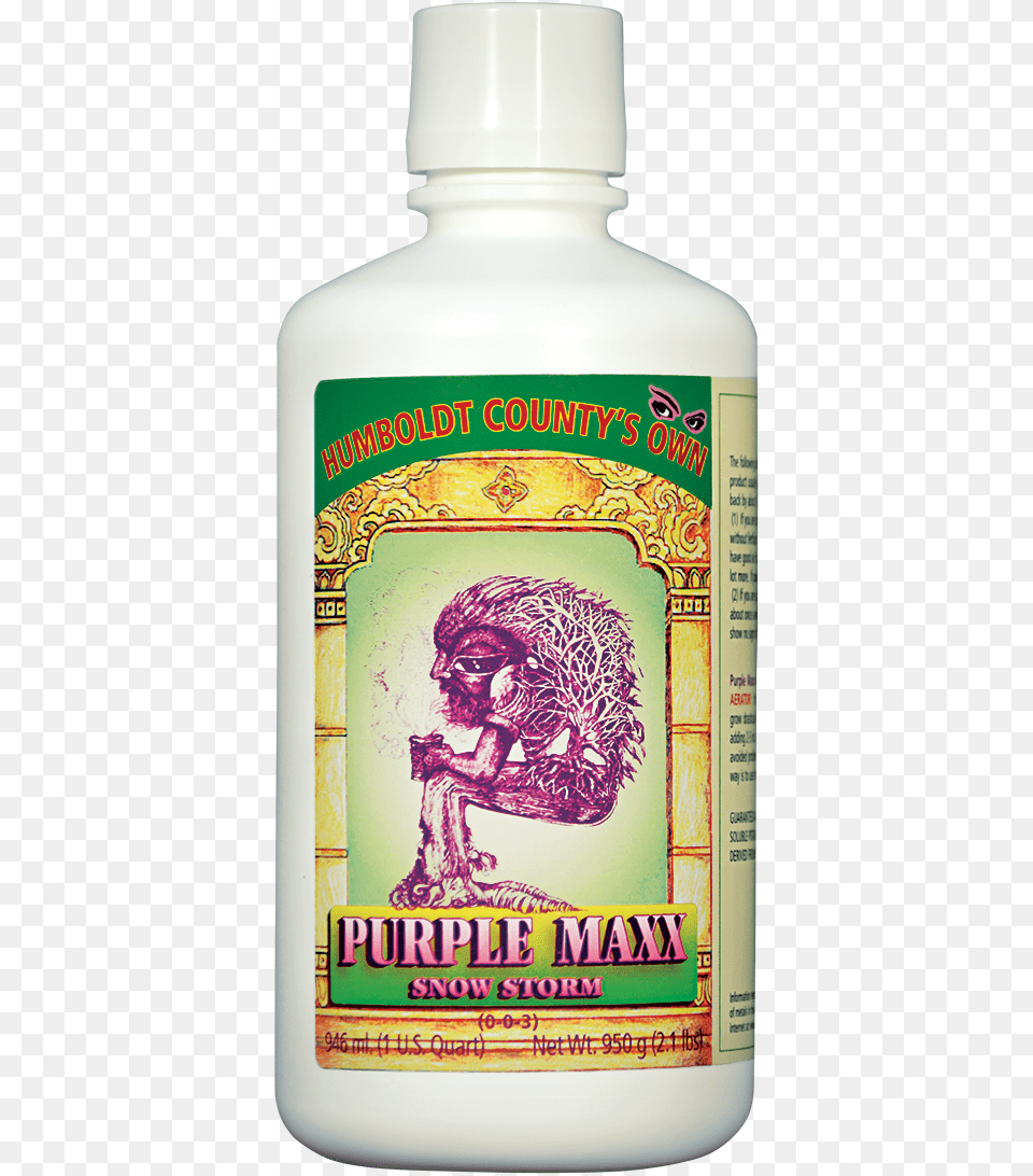 Humboldt County39s Own Purple Maxx 8 Oz, Bottle, Plant, Herbal, Herbs Free Png Download
