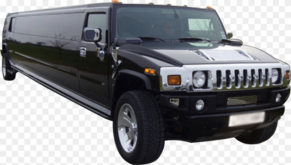 Hummer Limousine Black H2 Hummer Limo, Transportation, Vehicle, Car, Machine Free Png Download