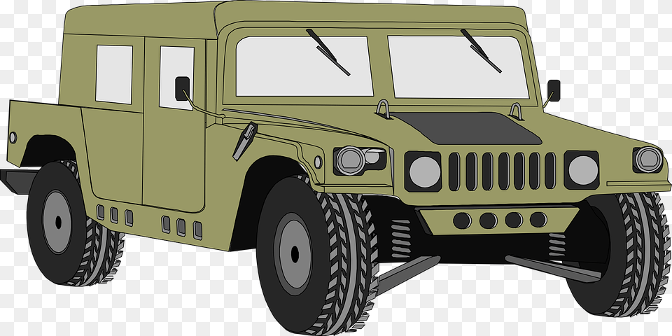 Hummer Vehicle Humvee Military Auto Army Utility Clip Art Humvee, Car, Jeep, Transportation, Machine Png
