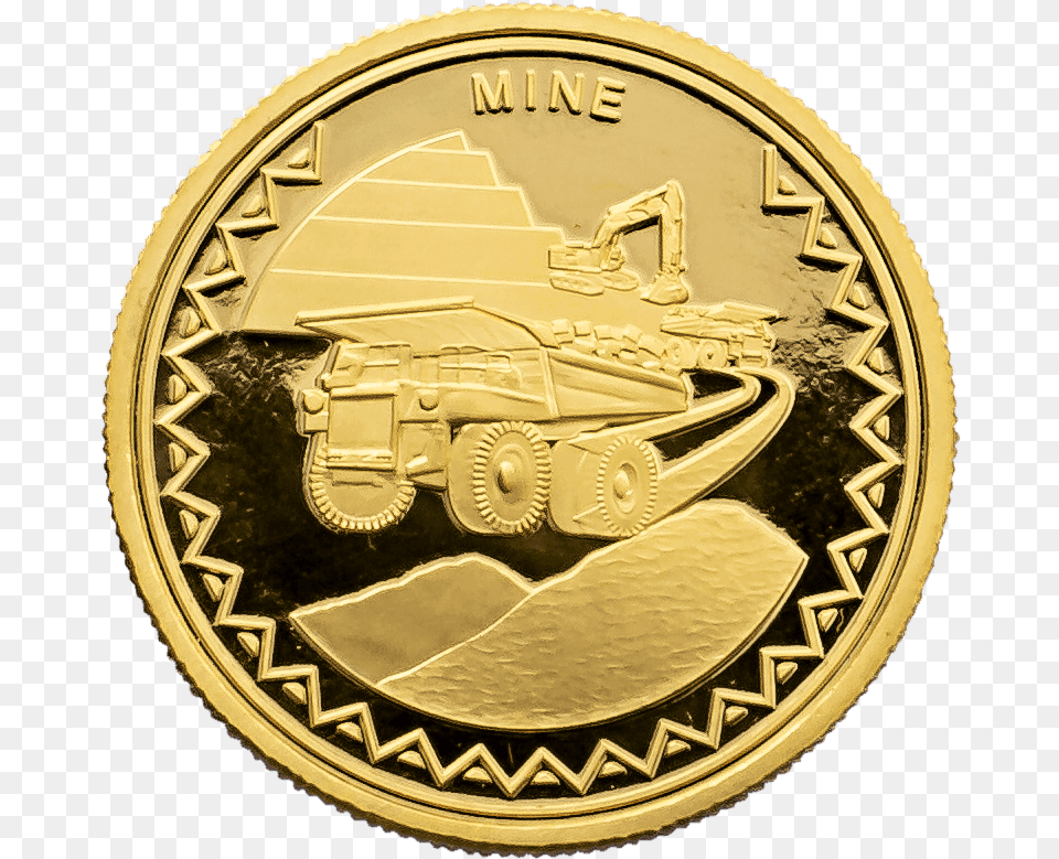 Hummingbird Mine Gold Coin 1oz Gold Uk Gold Coins, Machine, Wheel, Money Free Png