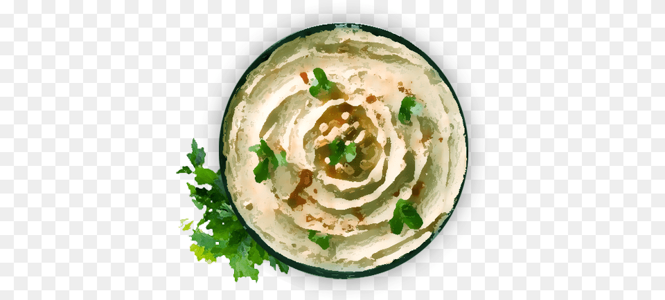 Hummus, Food, Food Presentation, Meal, Plate Png