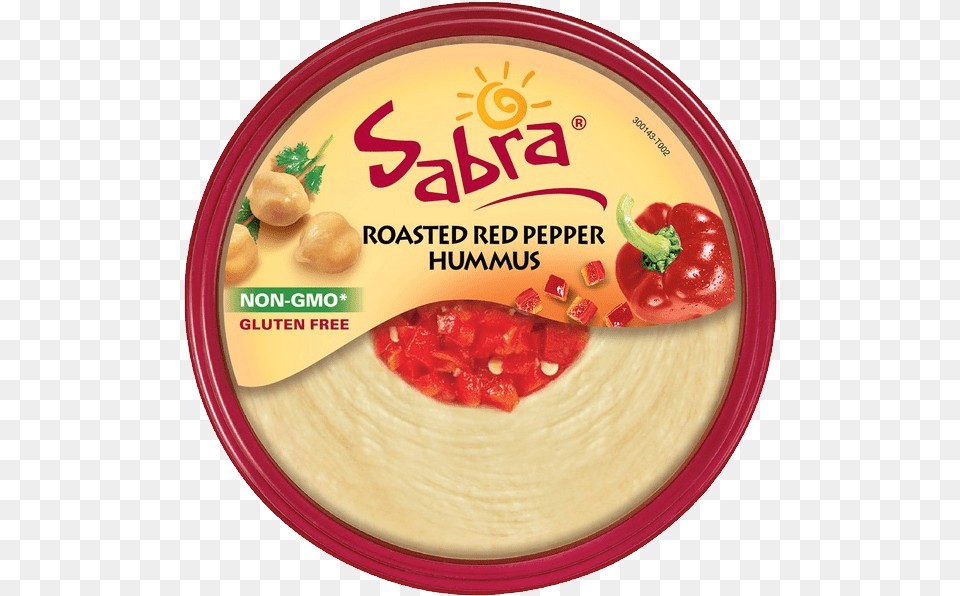 Hummus Sabra Roasted Red Pepper Hummus, Dish, Food, Meal, Plate Free Png Download